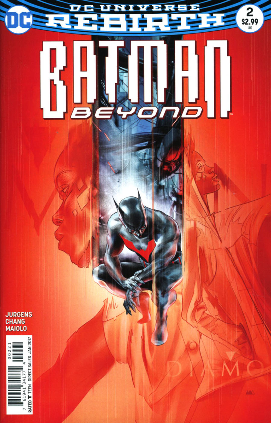 未来蝙蝠侠v6 主刊 batman beyond v6(2016)变体