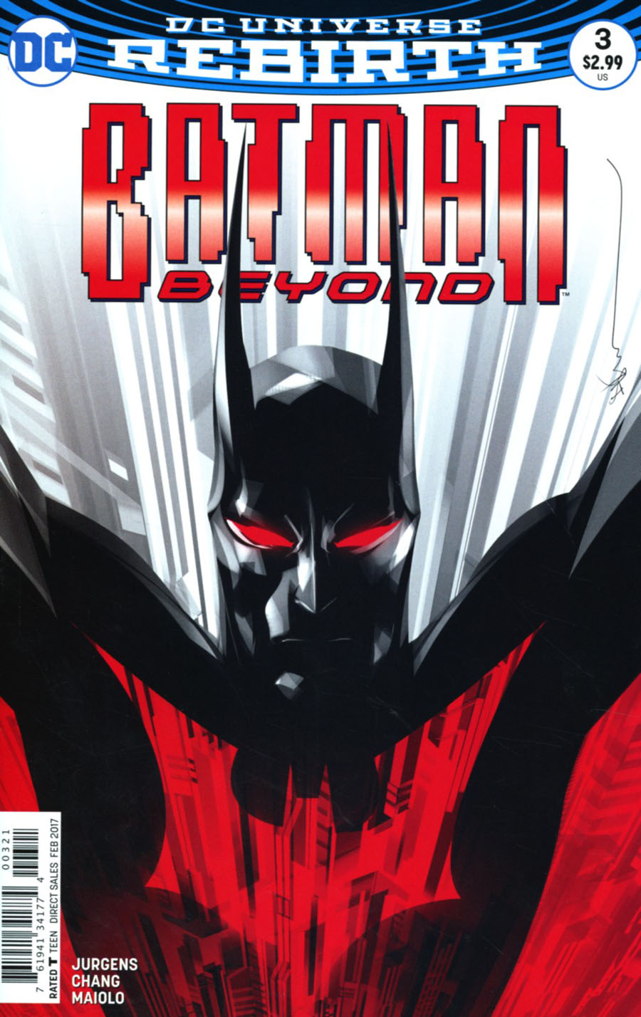 未来蝙蝠侠v6 主刊 batman beyond v6(2016)变体