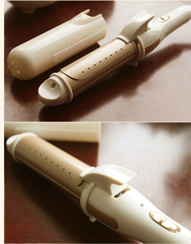 厂家直销韩国蛋卷头蒸汽负离子双热二合一陶瓷直卷两用卷发棒