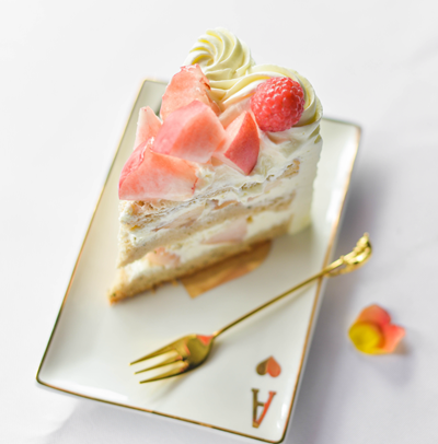 清新水蜜桃伯爵茶酸奶油蛋糕【桃小妹】
