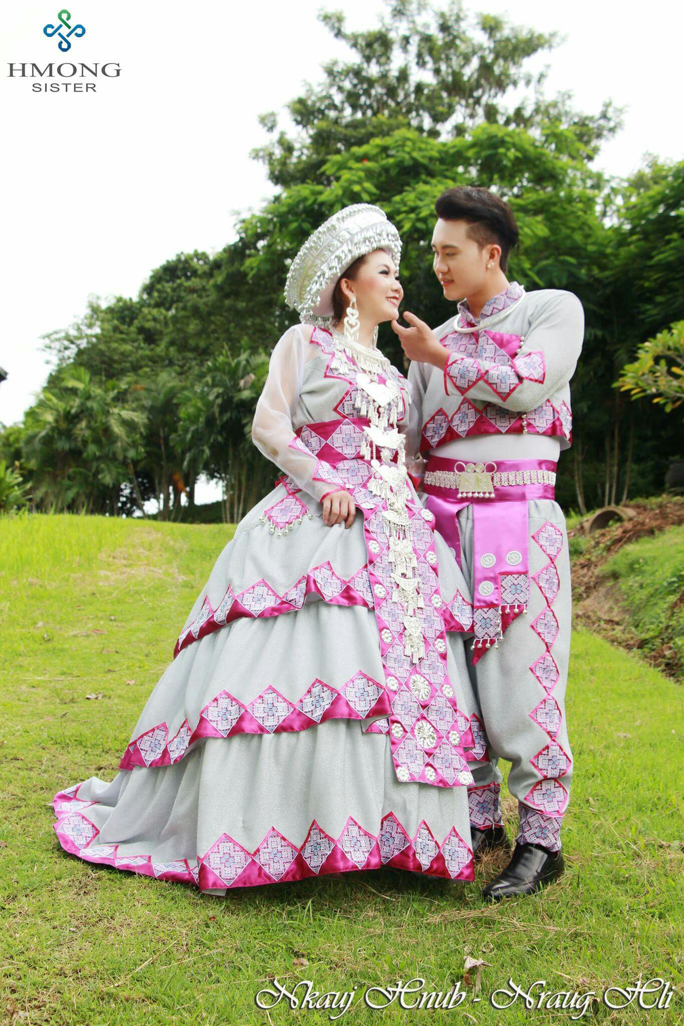 泰国苗族服装长款白色 帽子,其它不包括套餐内.