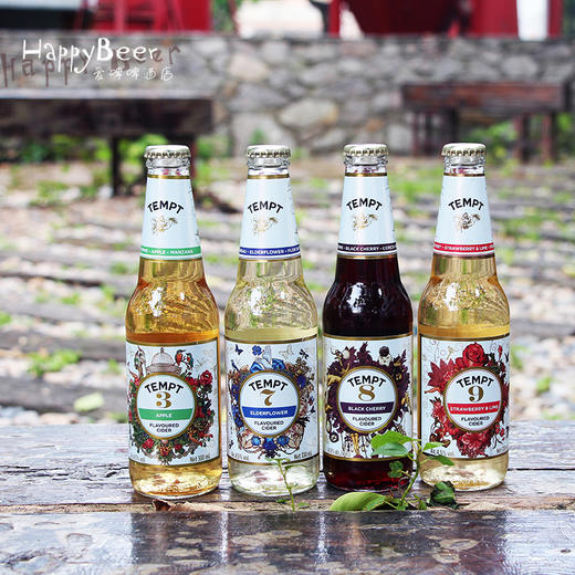女神の诱惑 苹果西打啤酒3号7号8号9号进口精酿果酒 4口味套装
