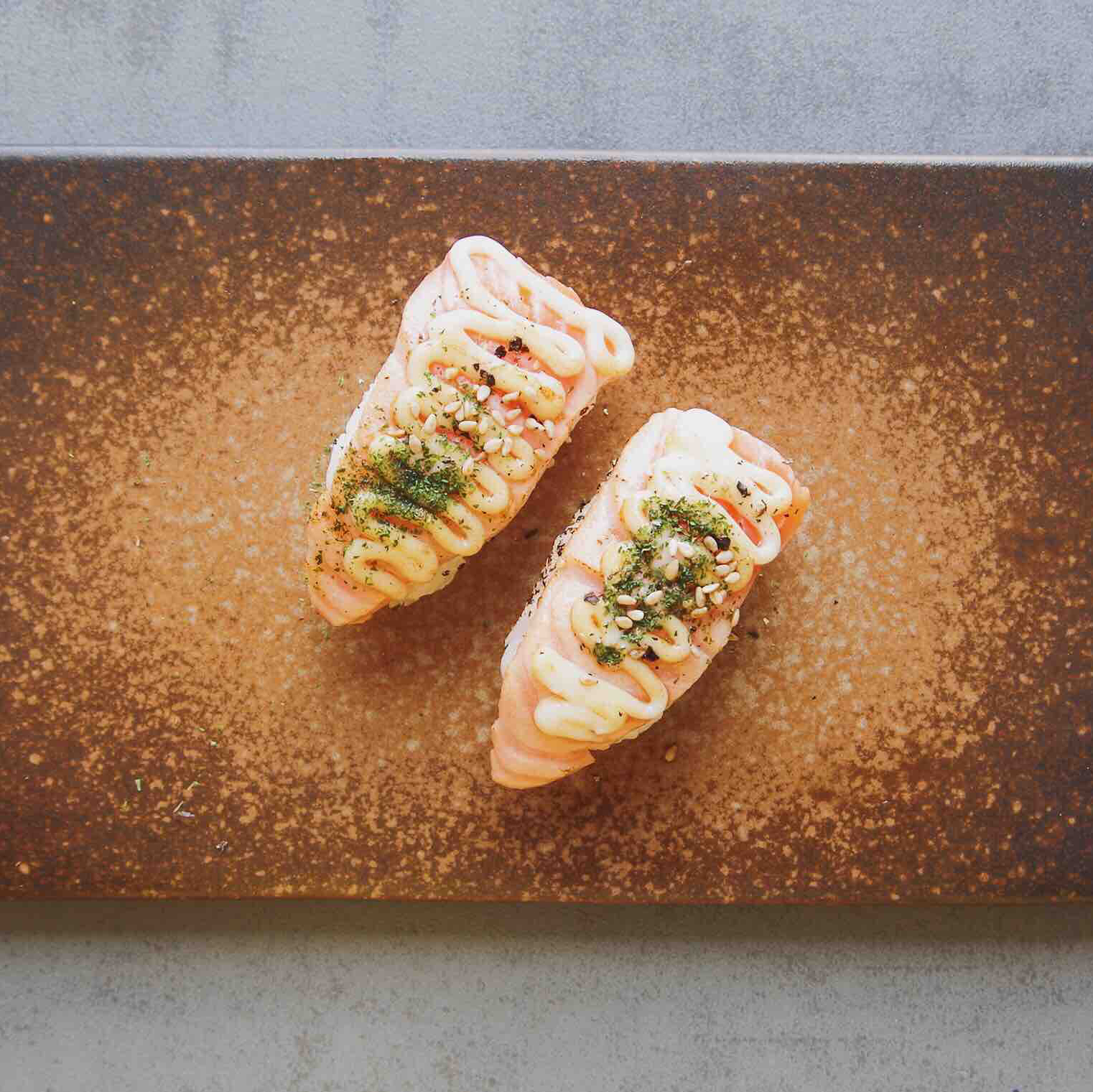 熟|火炙三文鱼握寿司