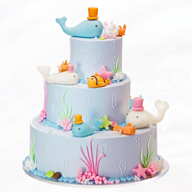 好利来-欢乐海洋-艺术蛋糕