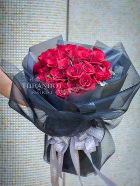 杜兰朵【七夕限定花束】红玫 鲜花花束 节日祝福 表白致爱
