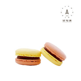 香蕉牛奶巧克力马卡龙