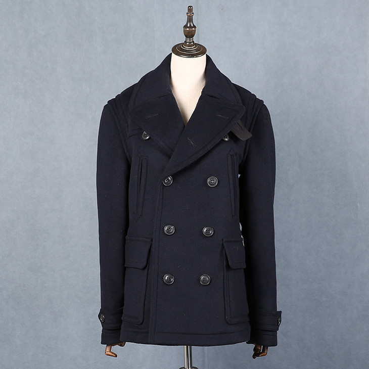 美国代购 现货 burberry/巴宝莉 女士羊毛呢子中长款大衣外套