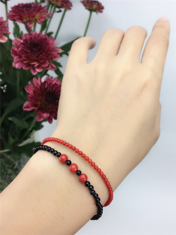 率性真我珊瑚珠手链