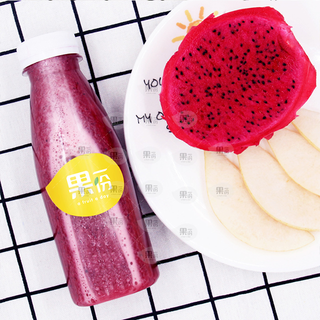 红心火龙果雪梨汁 350ml/瓶装