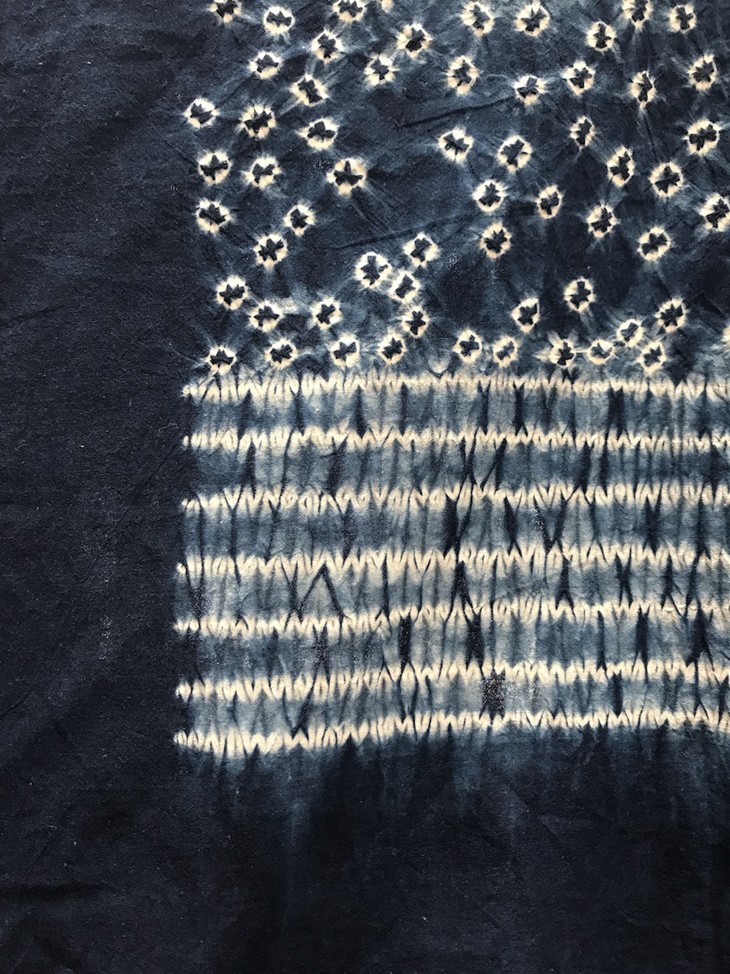 扎染花枯山水【三件套】o白子家染坊·李志兴