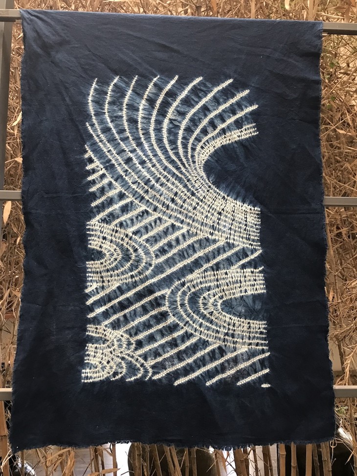 扎染花枯山水【三件套】o白子家染坊·李志兴