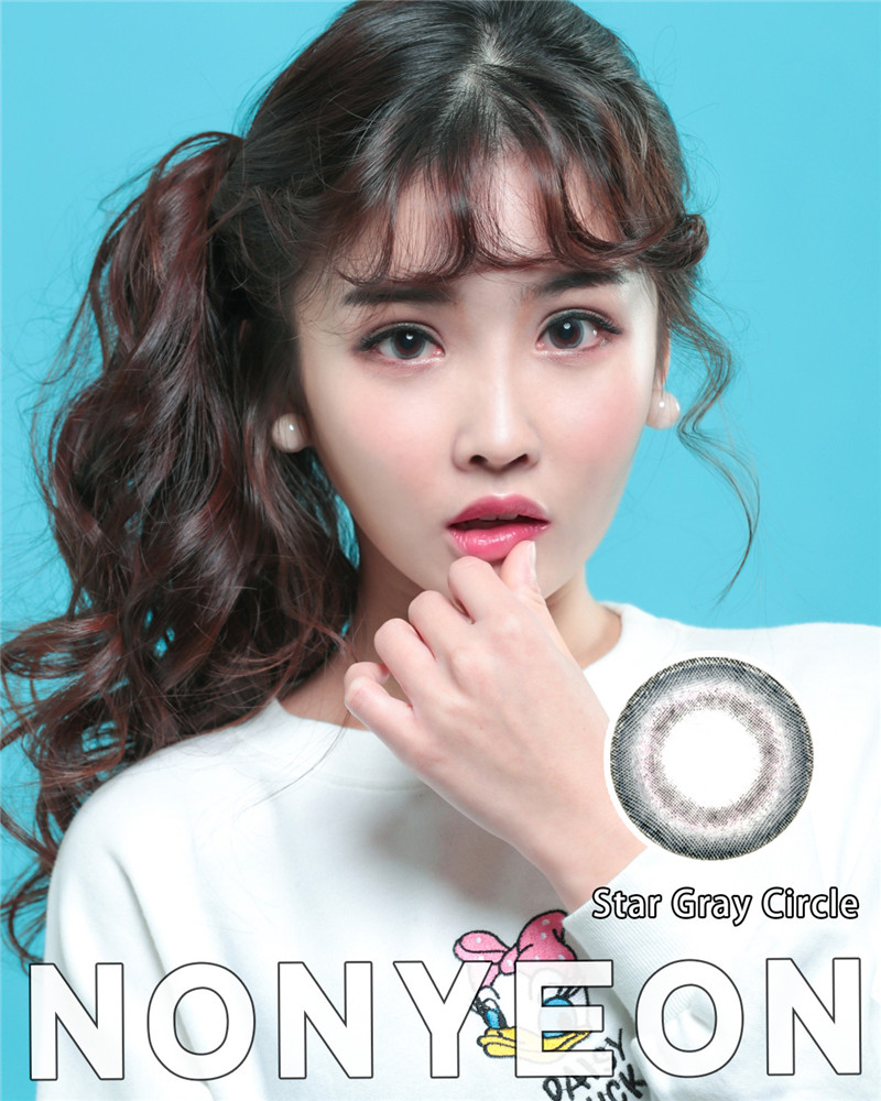 【非离子】nonyeon目妍三色星环灰【14.5】 - karycon正品美瞳网