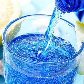 巴厘岛百事蓝色梅子可乐450ml瓶