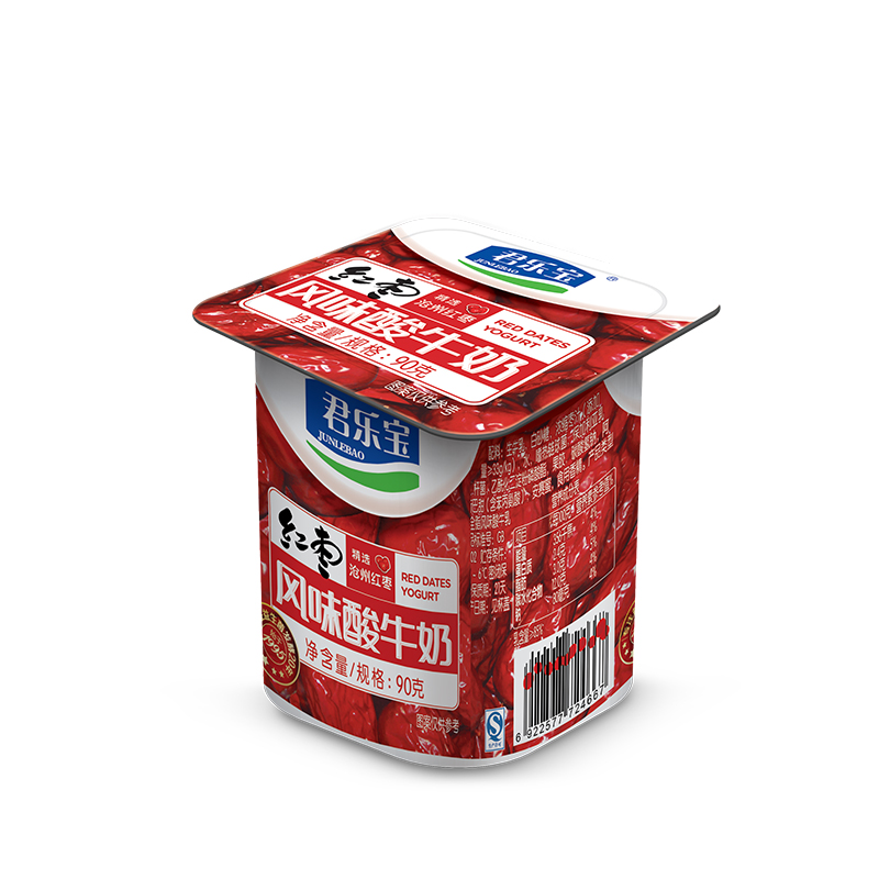11.3-18.11.24】君乐宝 红枣风味酸牛奶90g*8杯(酸奶)
