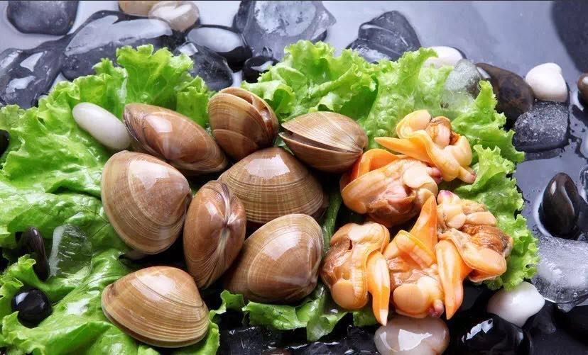 肥美回甜,蚬子之王:辽宁丹东鸭绿江口大鹿岛特级野生大黄蚬8斤装包邮