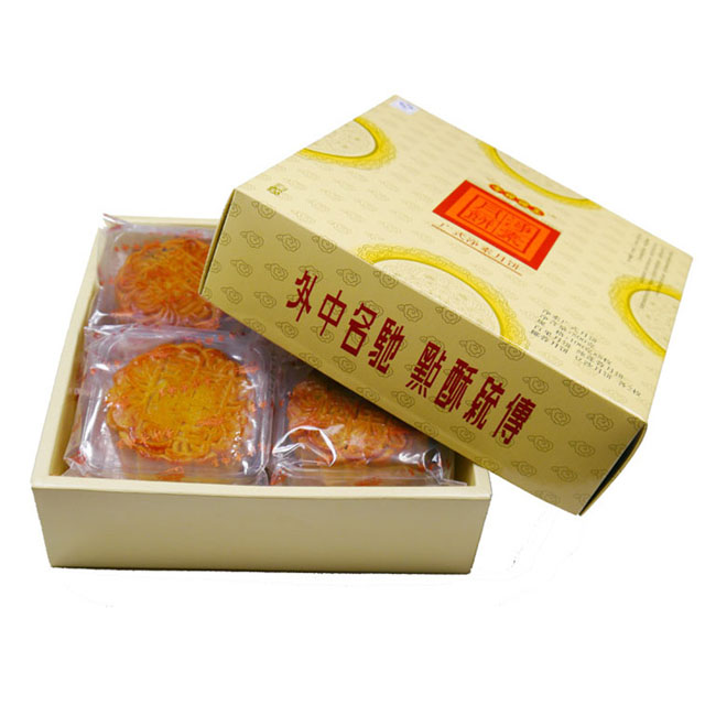 上海玉佛寺净素月饼广式盒装