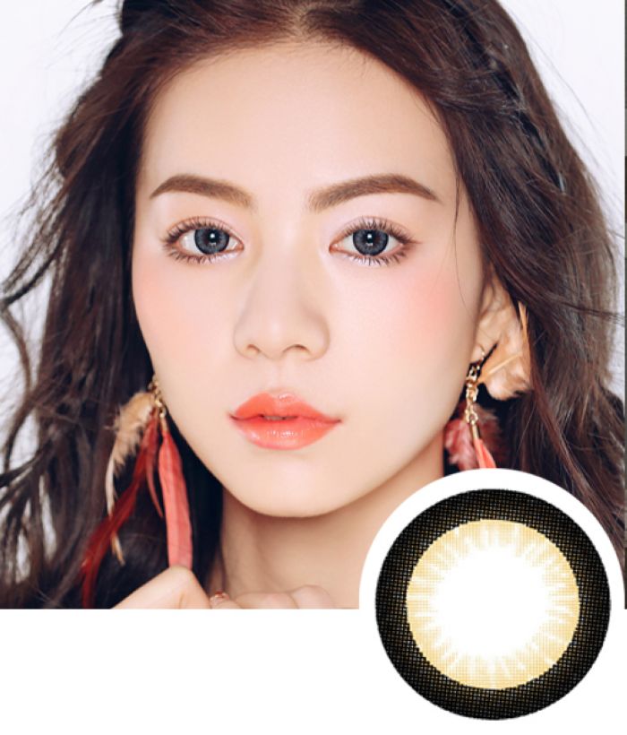 【大直径硅水凝胶】seencon big size 星光芭比灰 - 桔子正品美瞳网