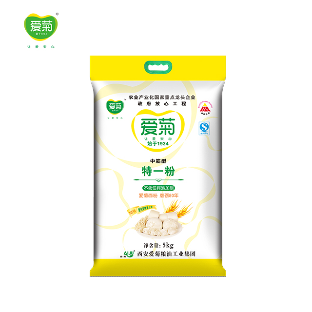 爱菊 面粉 特一粉 中筋 5kg