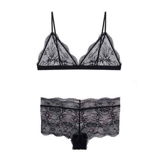 atelier intimo | 珊瑚-细肩带款-内衣套装