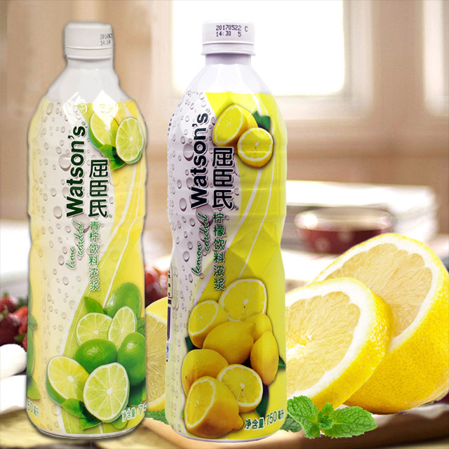 屈臣氏浓缩柠檬汁750ml