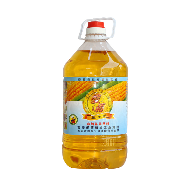 爱菊 食用油 非转基因压榨 玉米油 5l