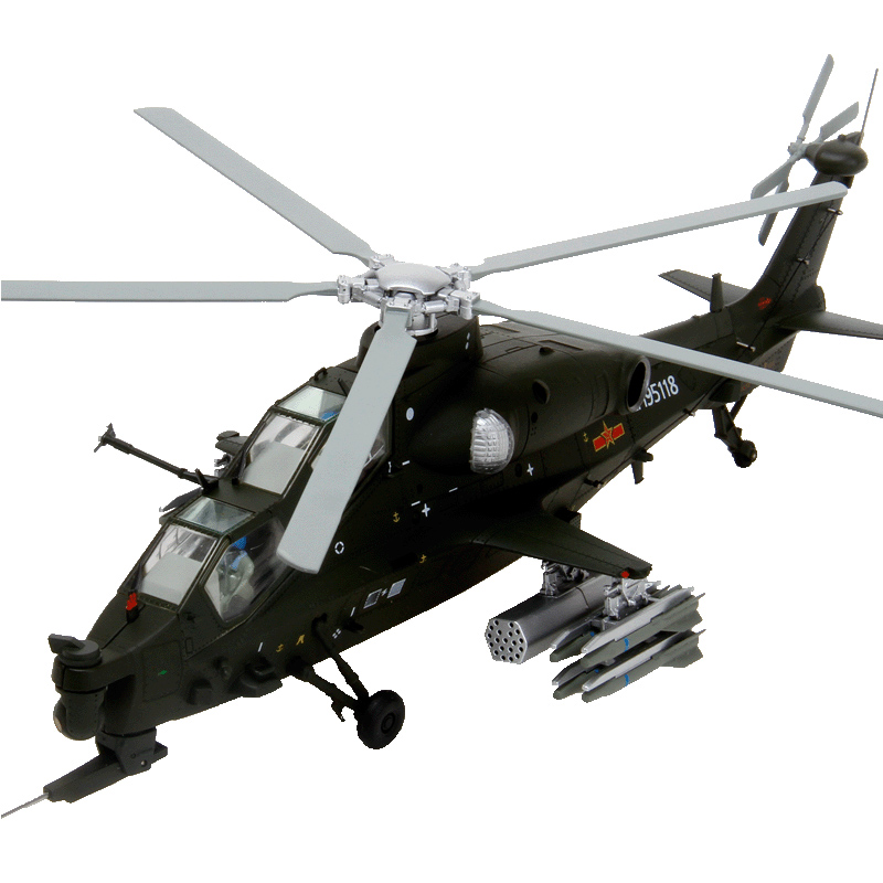 特尔博1:48直十 直10武装直升机模型丨合金仿真军事模型丨收藏精品丨