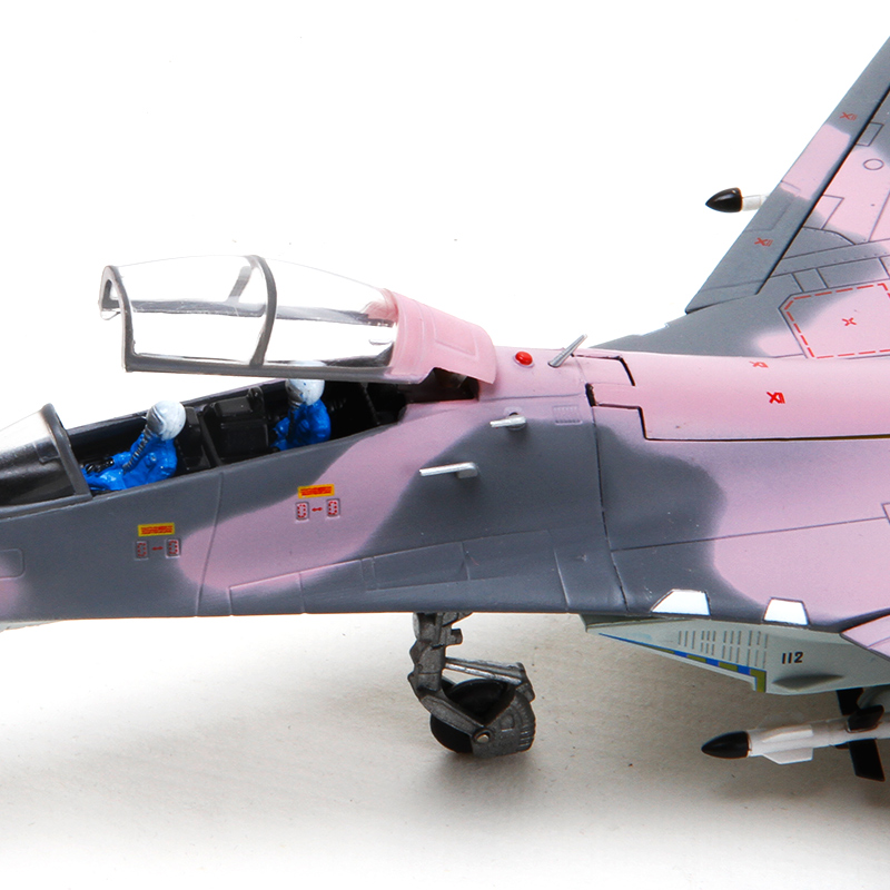 特尔博1:72歼11战斗机模型【晚霞涂装】丨合金仿真军事模型丨收藏精品
