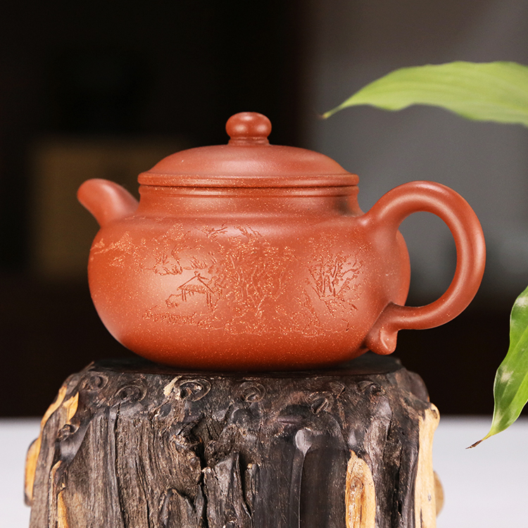 【寒山远净】谭俊大师手工紫砂壶