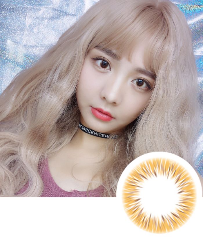 【非离子材质】divabisou fireworks烟花棕色 - 桔子正品美瞳网