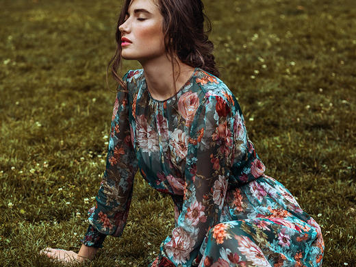 第5期 | 雪曦穿衣指数卡-印花裙 商品图0