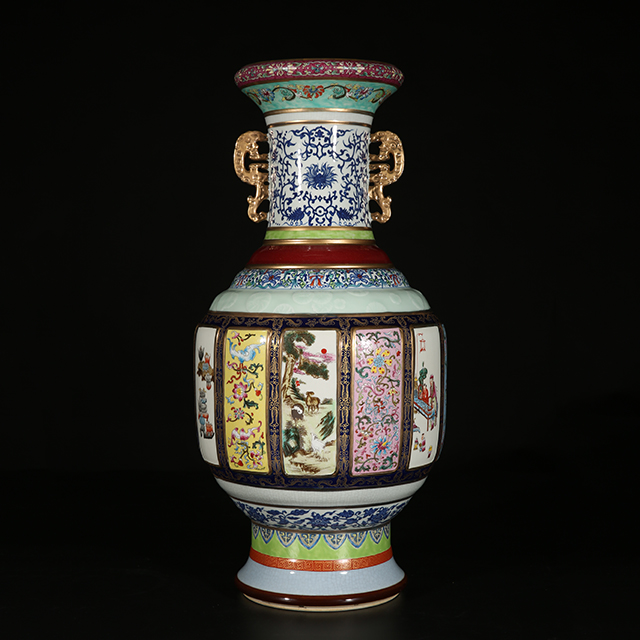 仿清乾隆釉彩中华瓷王