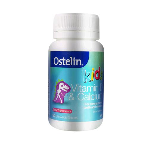 澳洲Ostelin儿童VD钙片 婴幼儿乳钙 宝宝补钙进口恐龙钙50片（20年2月） 商品图0