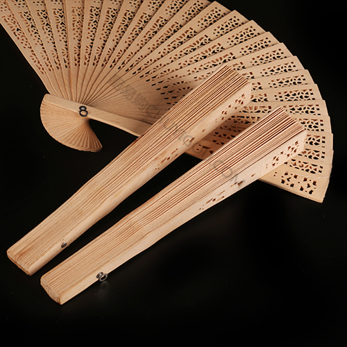 造型木扇 创意凉菜 点心甜点装盘造型器物 纯木精雕最低仅售3.99元