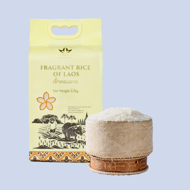 land lao原装进口 老挝原生香米2.5kg