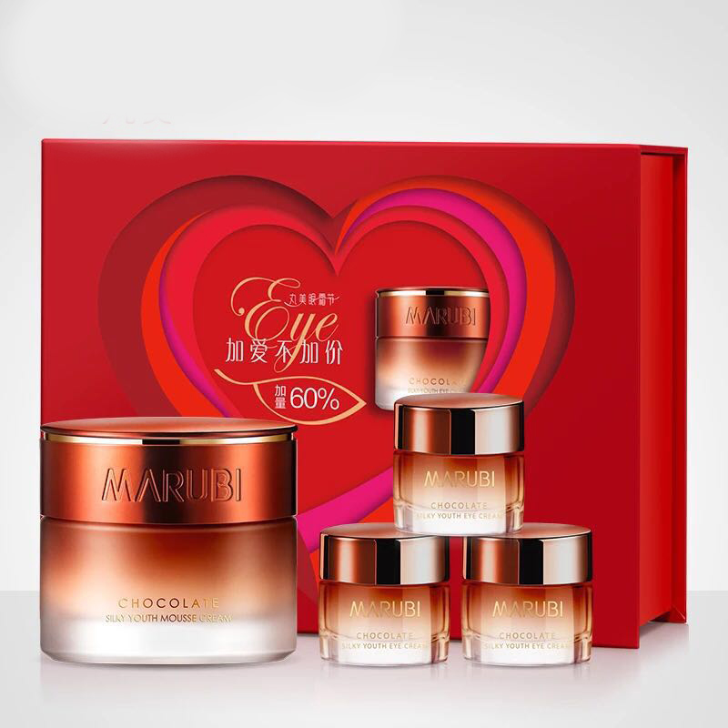 美宝莲丸美巧克力青春眼乳霜加爱定制礼盒