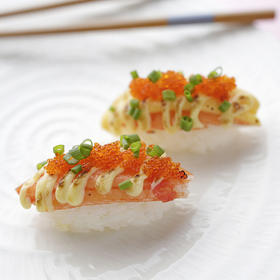 火炙芝士蟹肉手握