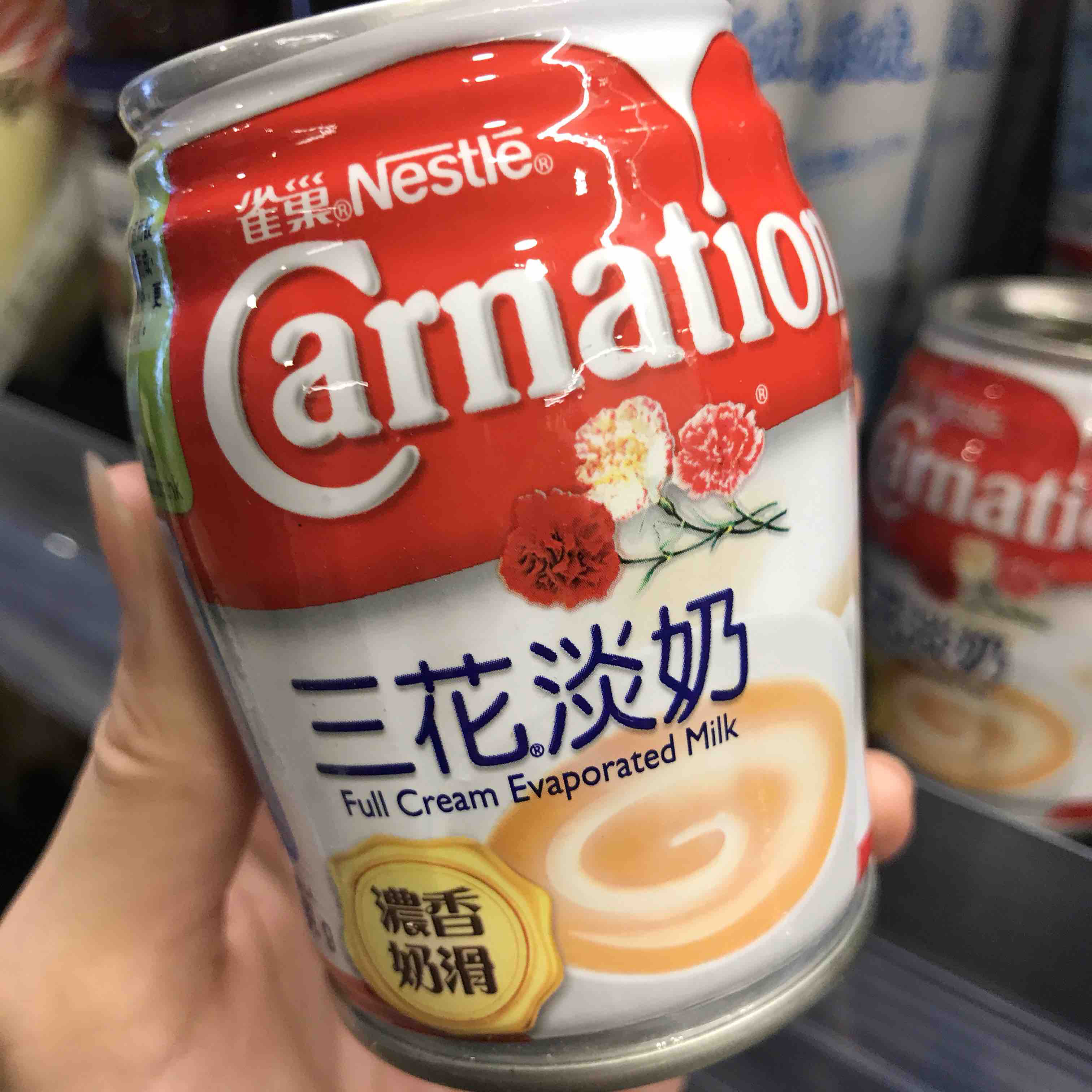 香港进口 雀巢三花全脂淡奶150g nestle carnation.xs