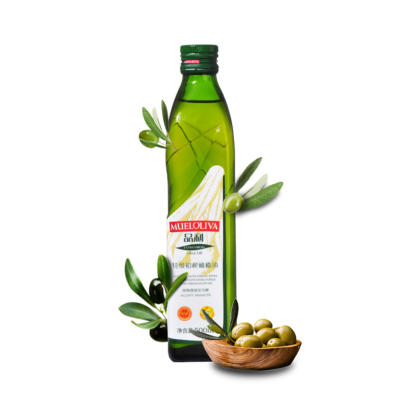 西班牙进口 品利特级初榨橄榄油 500ml/瓶