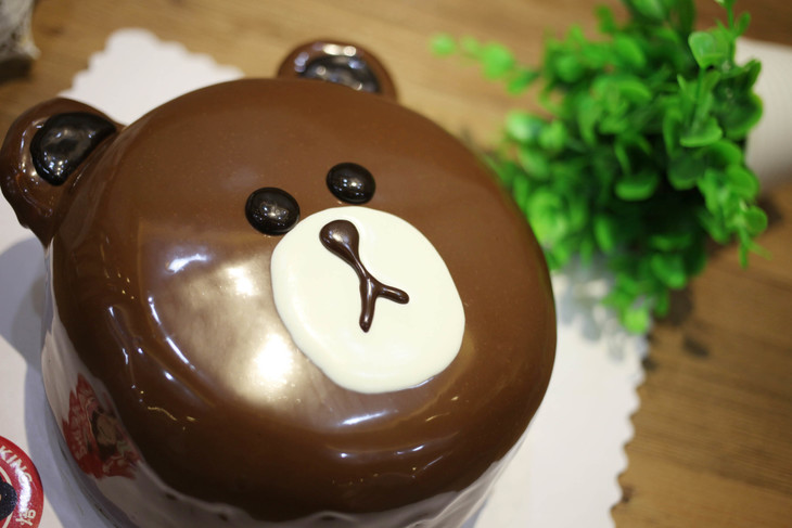 立体造型蛋糕系列6寸8寸brown布朗熊立体造型如图款式新鲜水果动物性