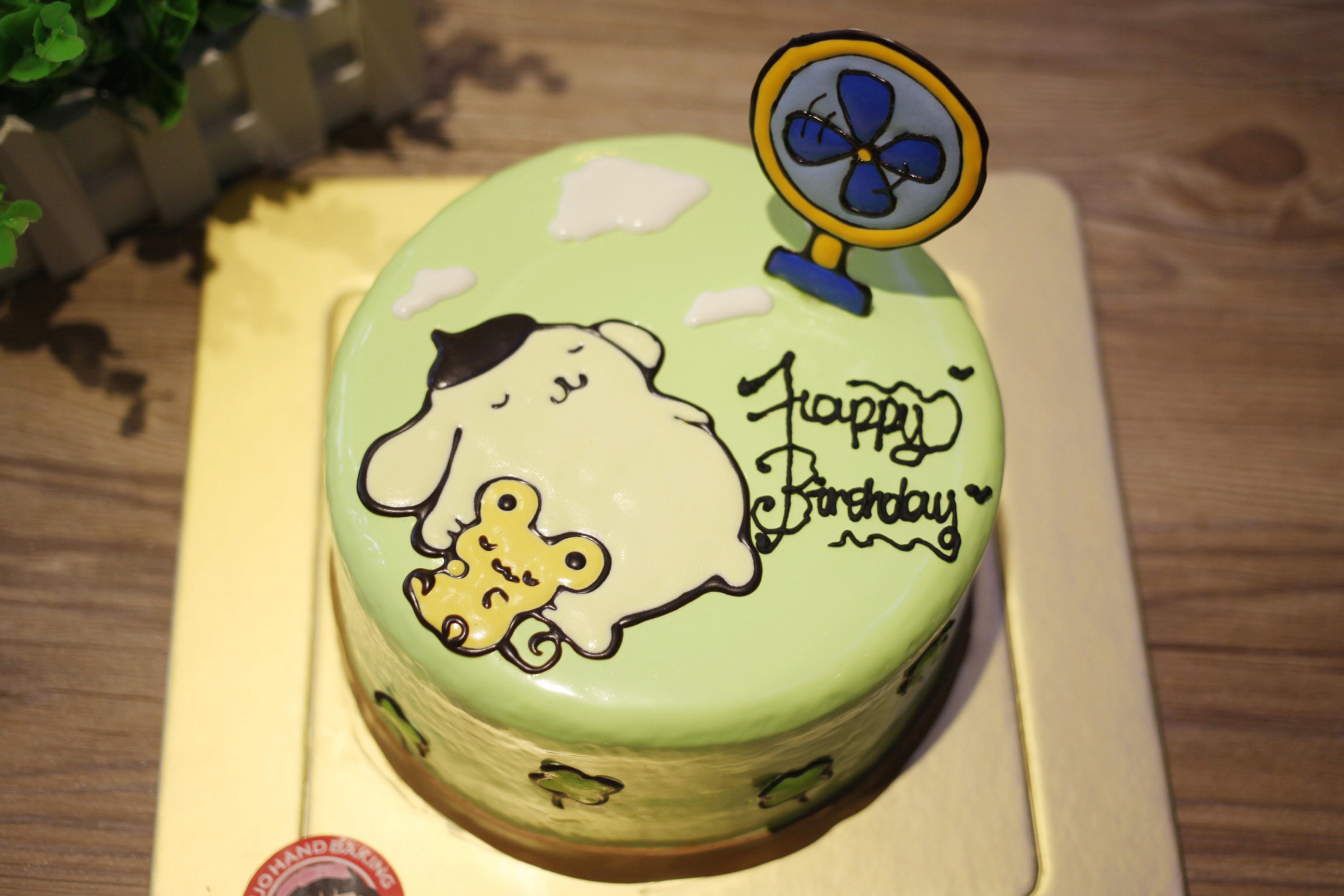 场景主题蛋糕系列|布丁狗,如图款式,新鲜水果,动物性淡奶油