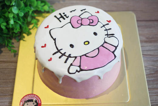 款式图案定制｜凯蒂猫 Kitty-11蛋糕，如图款式，新鲜水果，动物性淡奶油~ 商品图0