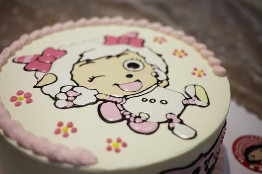 款式图案定制｜美羊羊，如图款式，新鲜水果，动物性淡奶油~ 商品图2