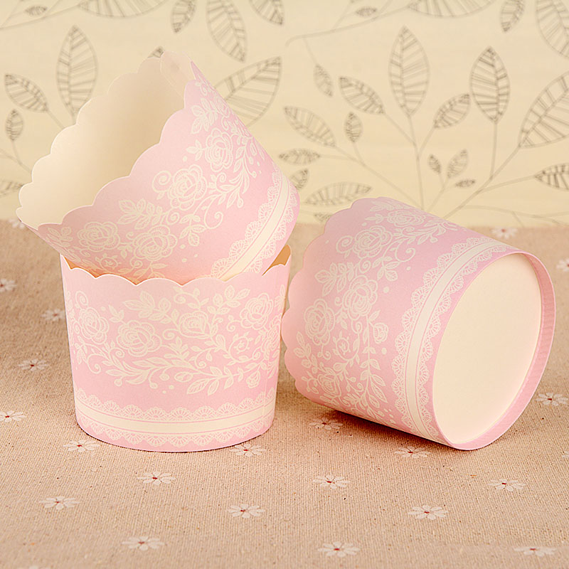 大号硬马芬杯 烘焙托蛋糕纸杯耐高温纸杯蛋糕底托杯子50个/把包邮