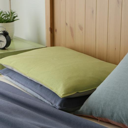 阳春小镇 丨纯色枕套 纯棉麻枕罩 简约素色 耐洗耐用 商品图2