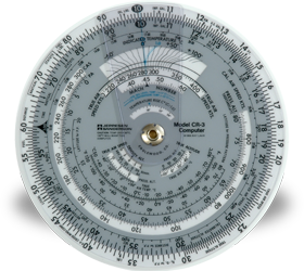 cr-3 圆形计算尺 6" 直径