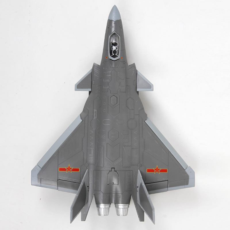 特尔博1:72歼20战斗机模型合金j20隐身飞机模型仿真成品军事摆件