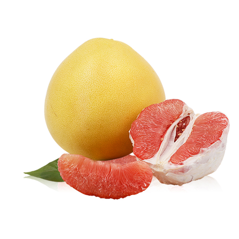 琯溪蜜柚2颗装 单果1100g-1400g 约5斤重 福建平和蜜柚 新鲜水果 红心