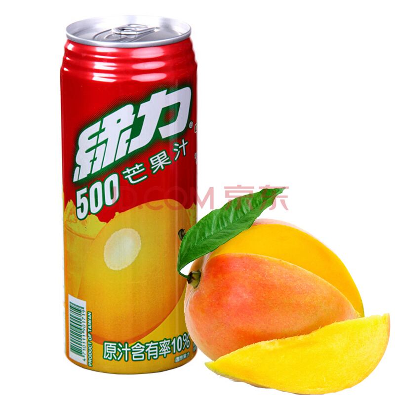 綠力 芒果汁飲料 490ml/瓶