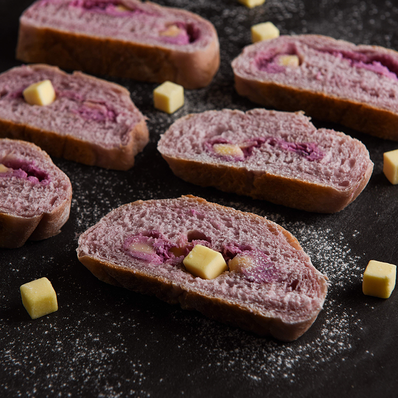 零擀 芝薯于你 紫薯奶酪咸干酪 香醇无添加面包 【无添加:色素 香精