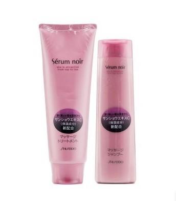 日本资生堂不老林女性专用Serum noir防脱发洗发水护发素 商品图0